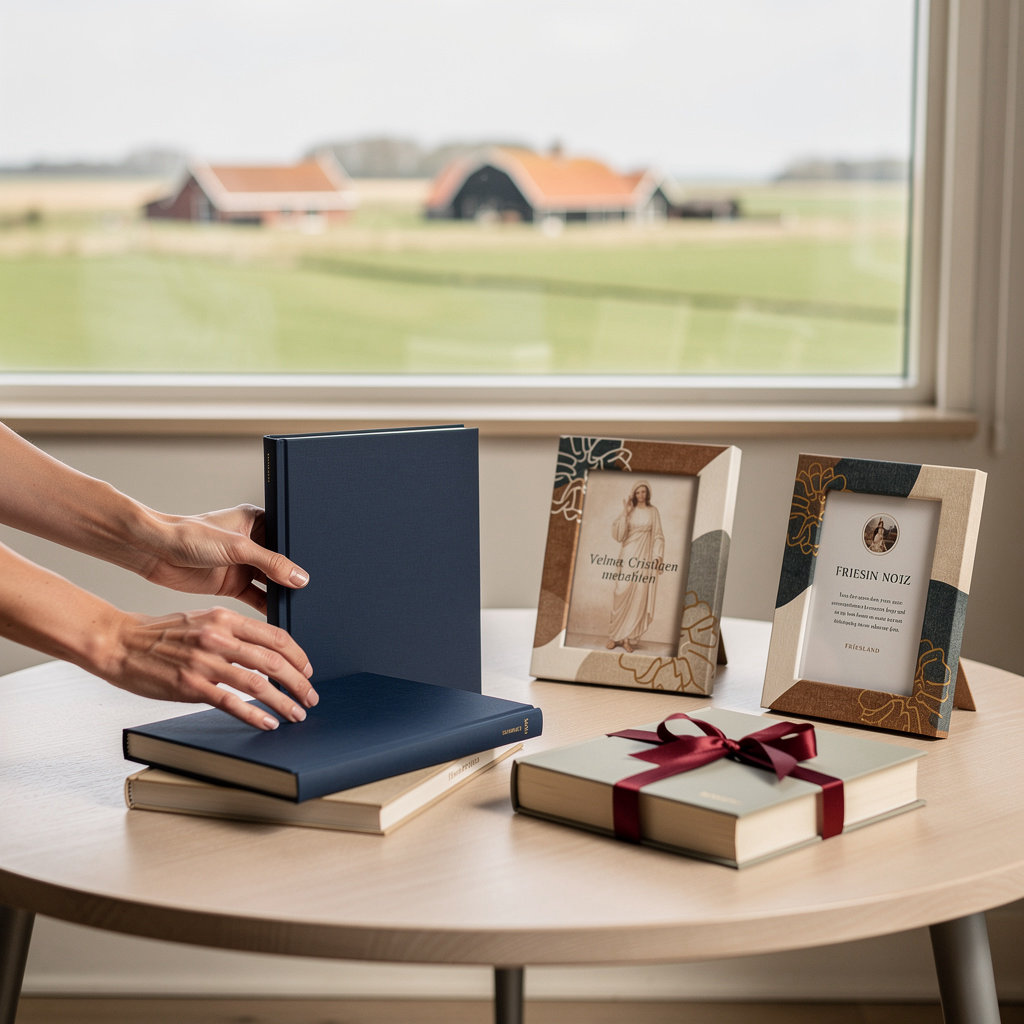 Bijbelse Bron christelijke webshop uit Friesland met boeken, bijbeltekst-frames en cadeauartikelen in een warme, rustige sfeer